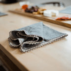 Charcoal Lace Napkins