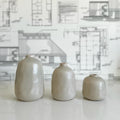 Vase in Grey Sand Finish