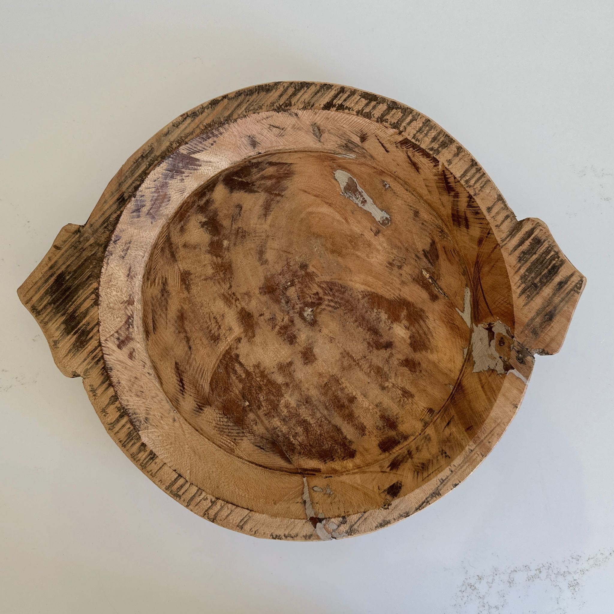 *Found* Wood Plate w/ Handles - Small