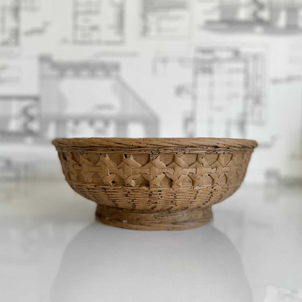 Cement Weave Bowl