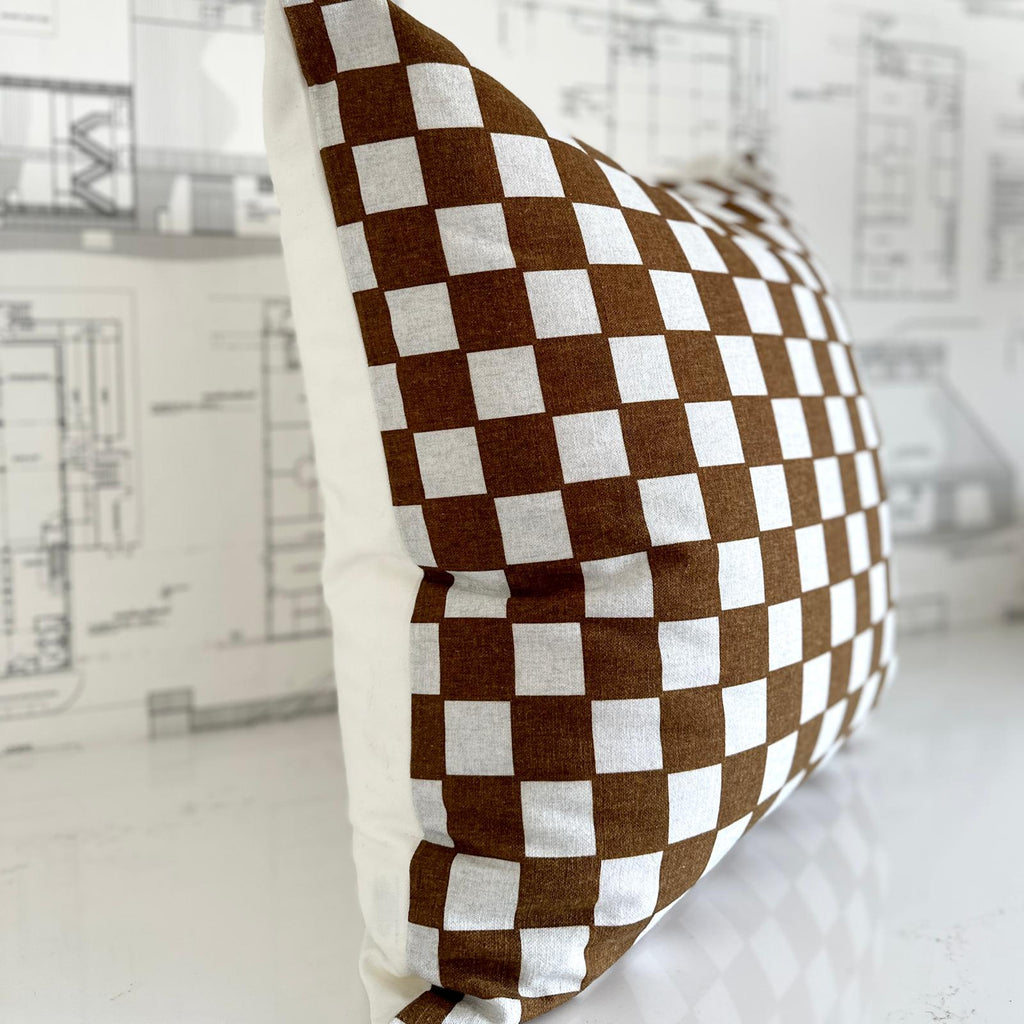 Classic Checkered 22x22 Pillow