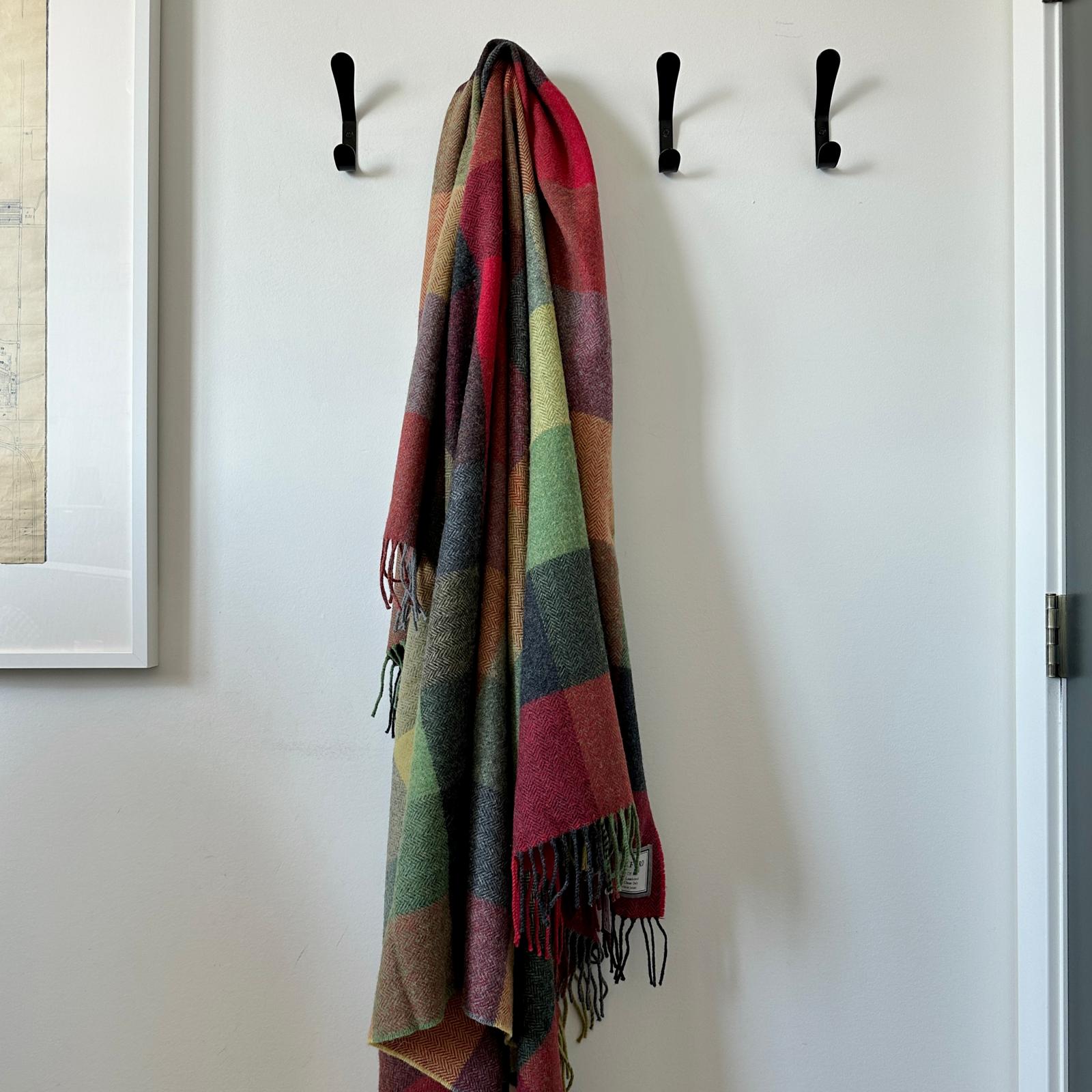 Luxury Lambswool Throw - Forest Drive
