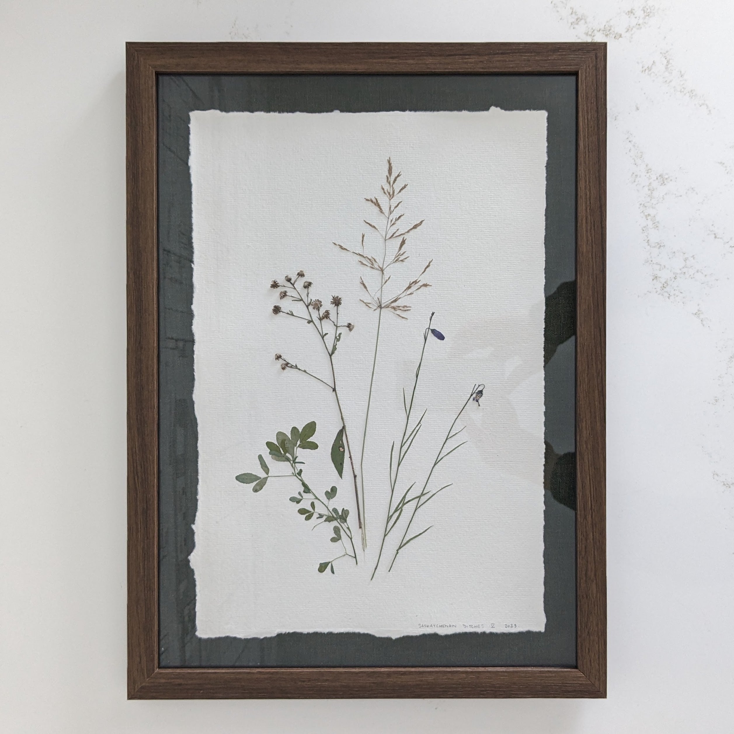 Saskatchewan Ditches III - Framed Artwork
