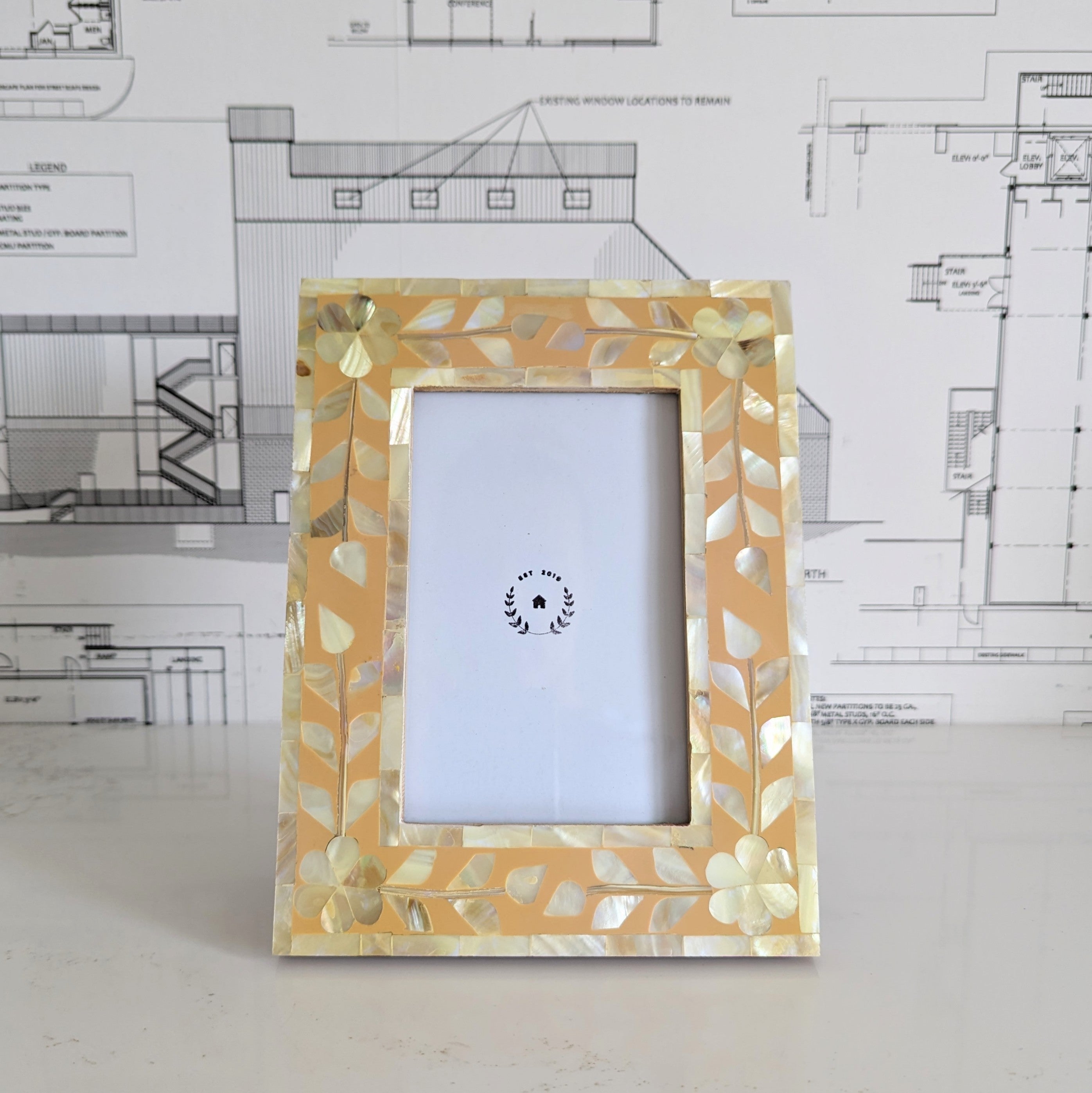 Mother of Pearl Photo Frame