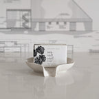 White Spoon Rest / Soap Dish