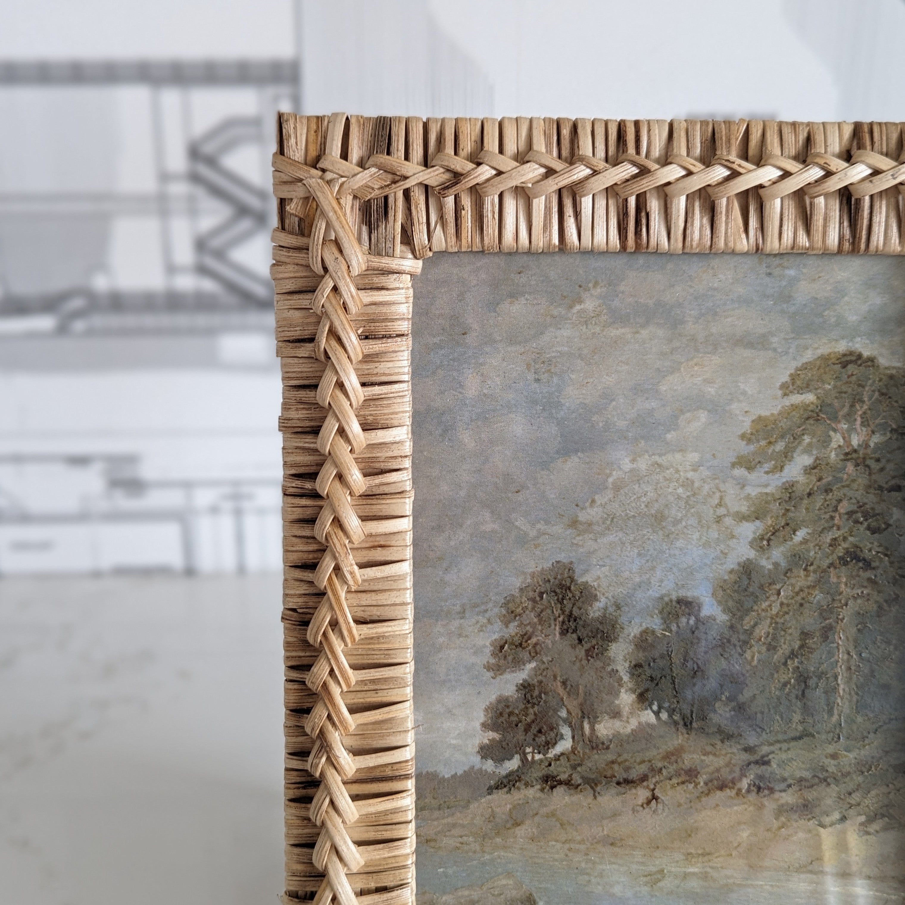Rattan Photo Frame