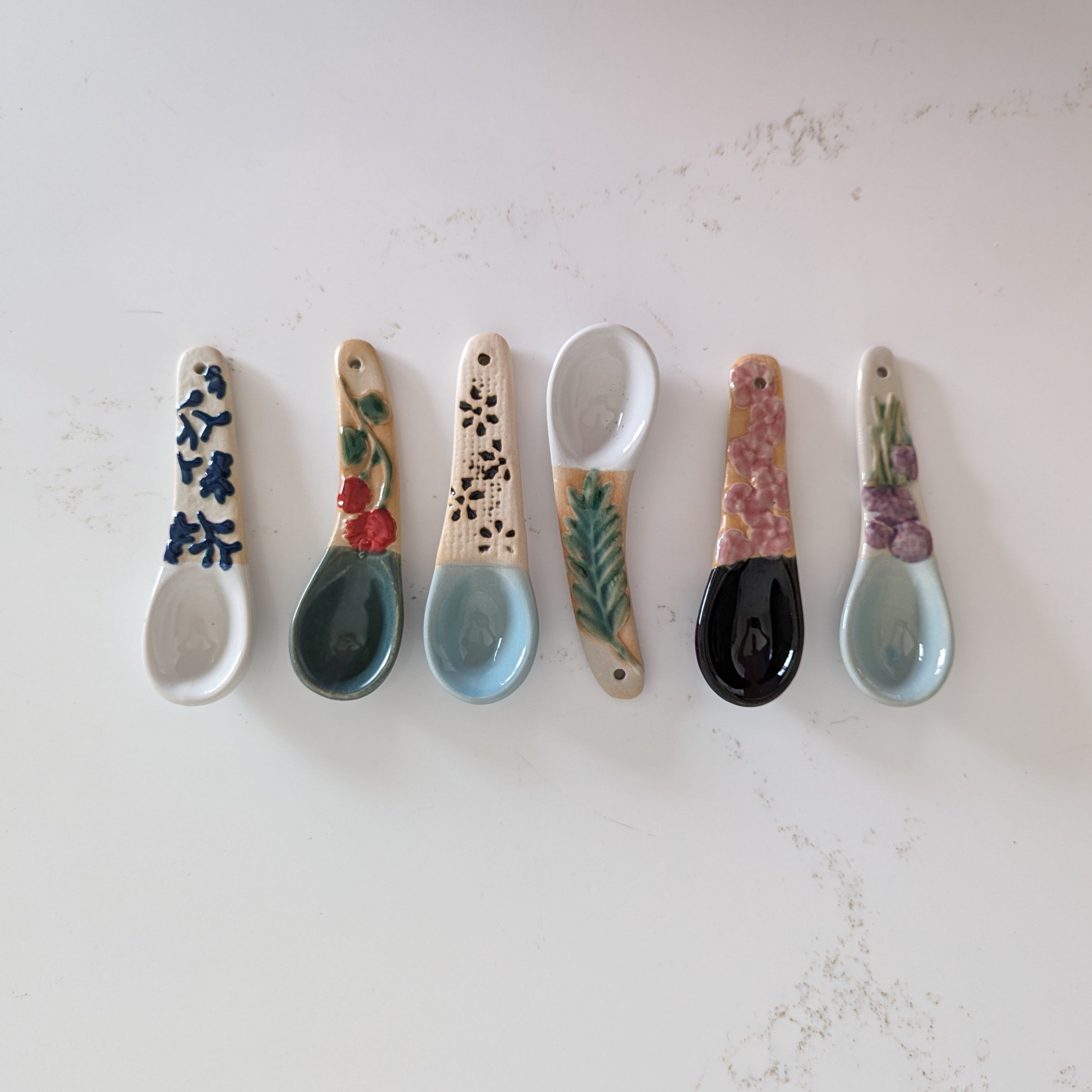 Anthro Floral Spoon