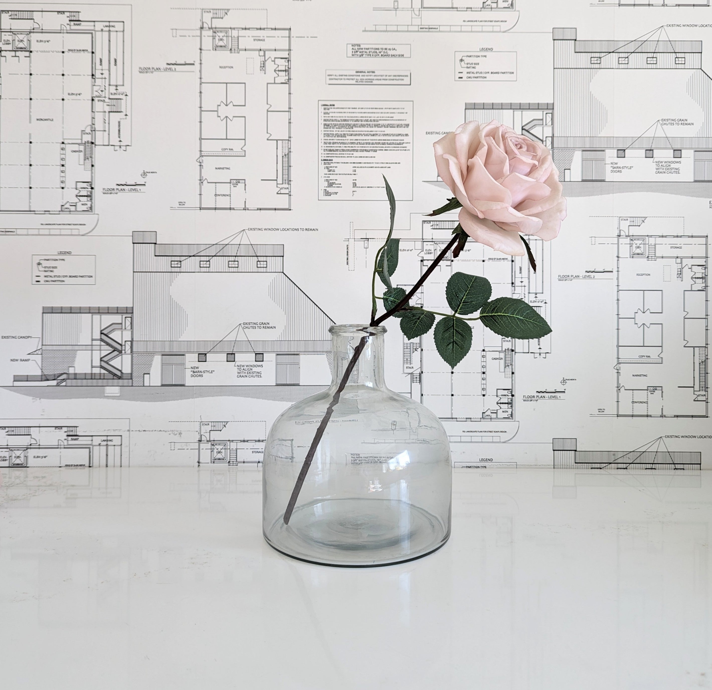 Chubby Glass Vase