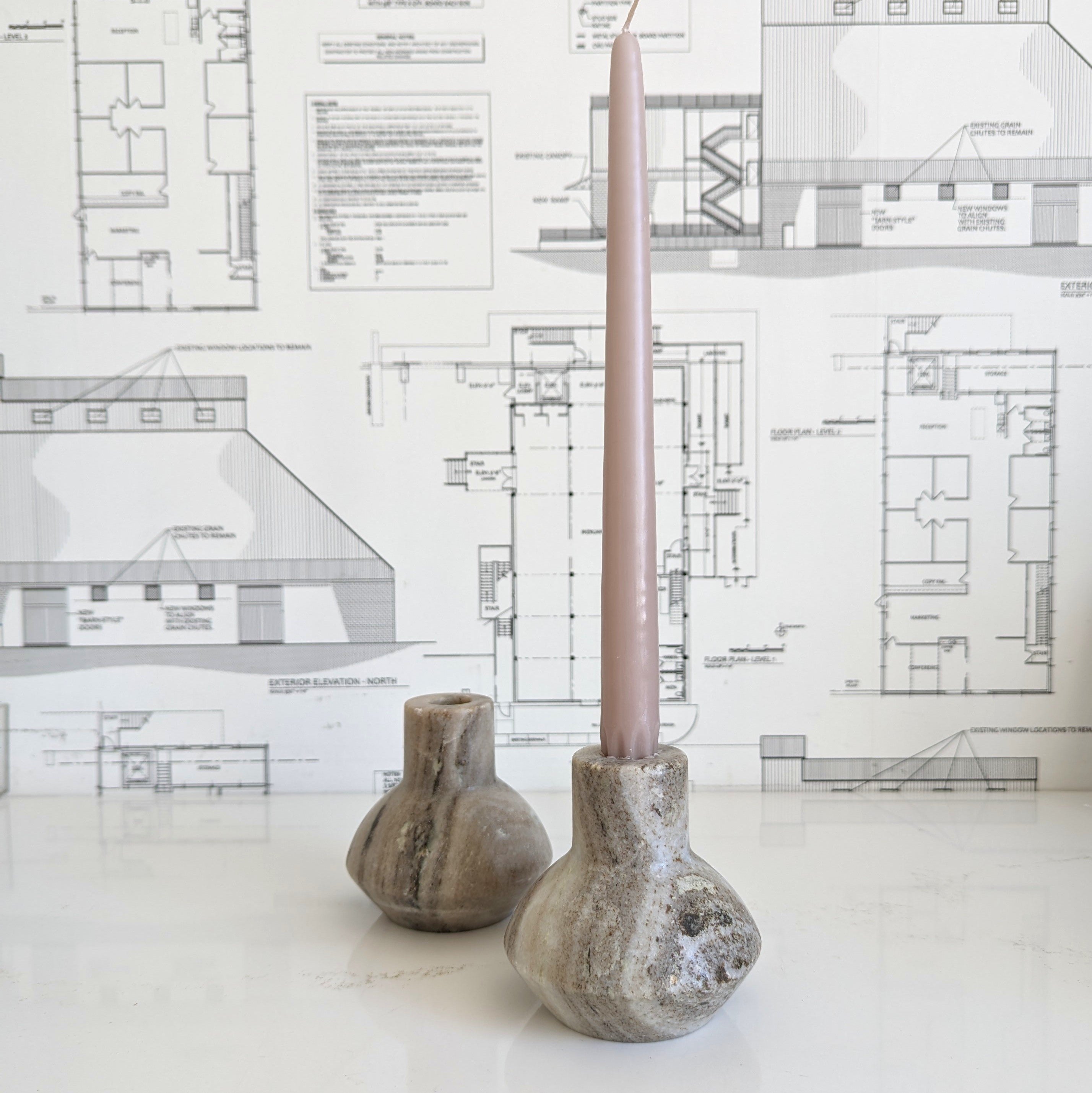 Marble Taper Holder