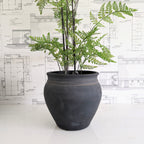 Black Terra-Cotta Pot - Large