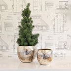 Distressed Metal Planter