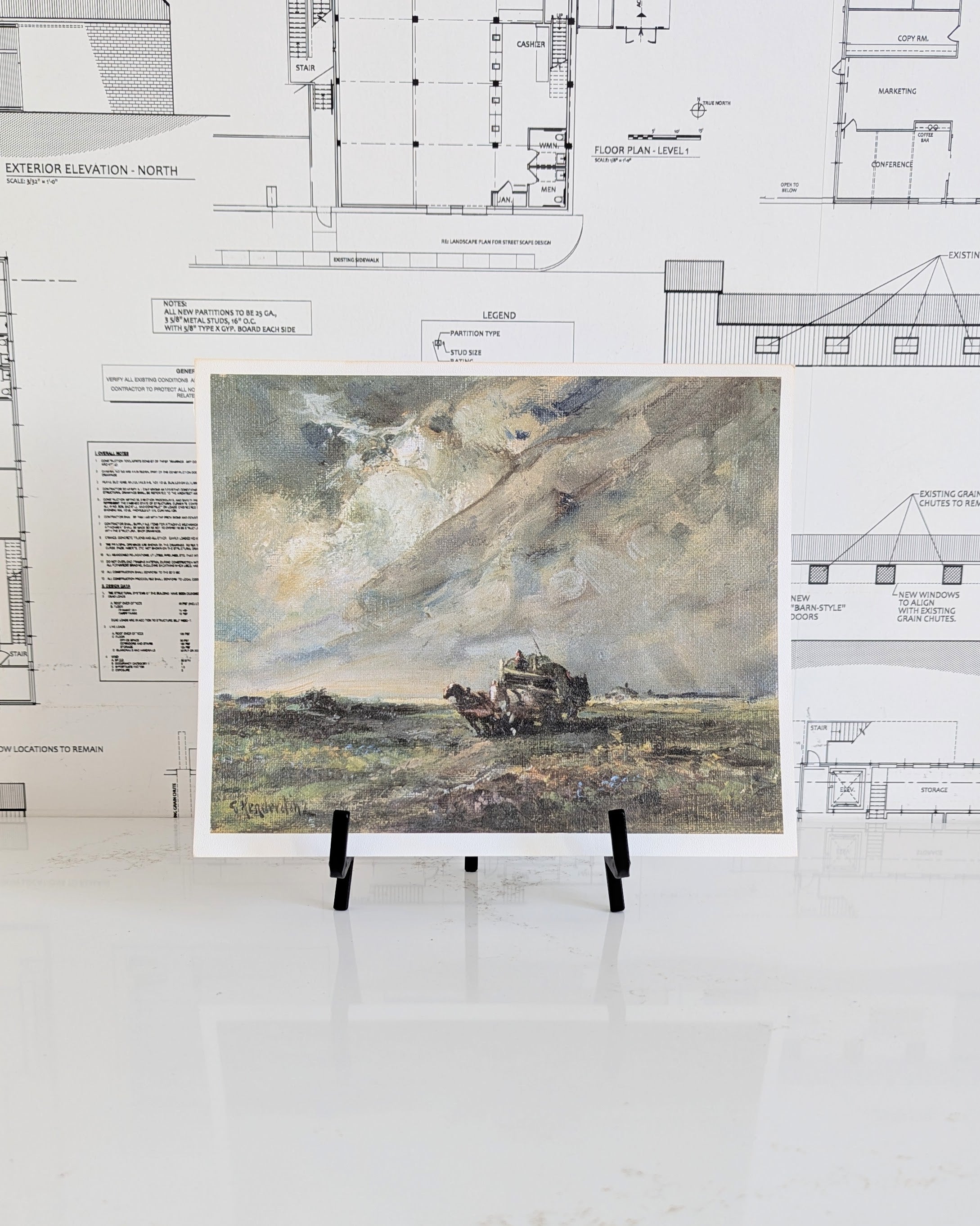 Vintage - Summer Storm Print