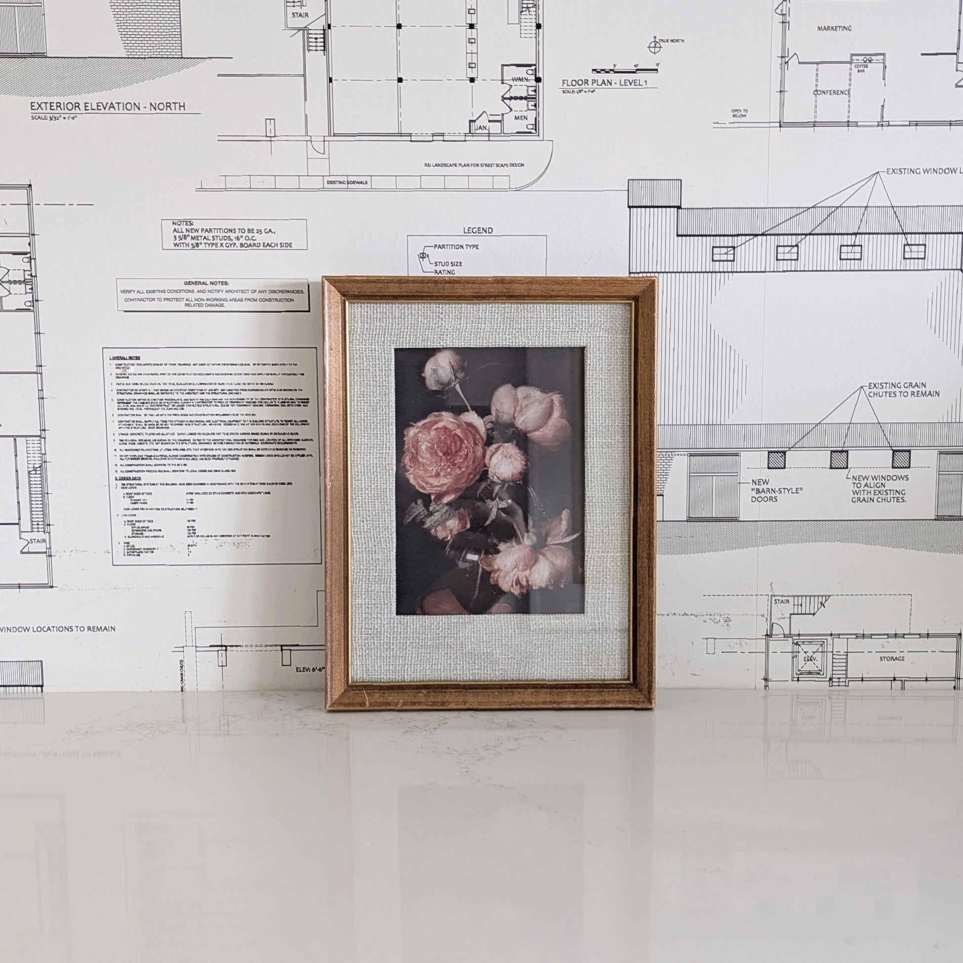 Peonies Framed Art