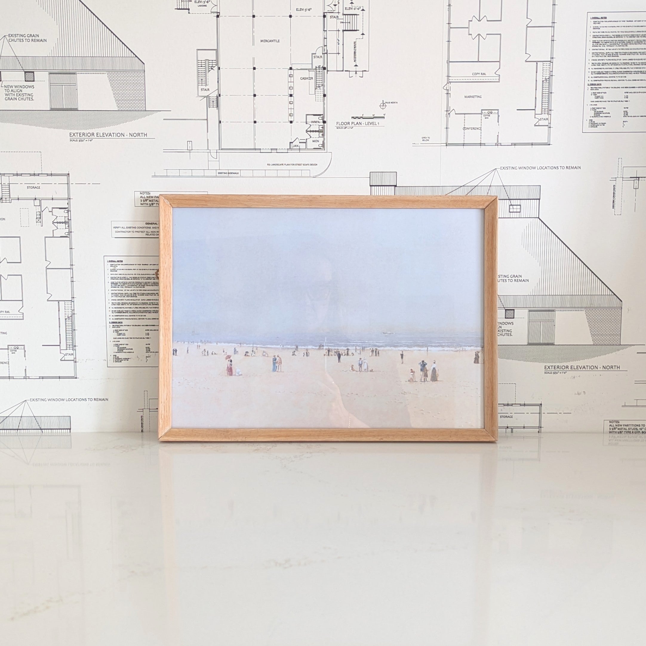 Beach View Framed Art