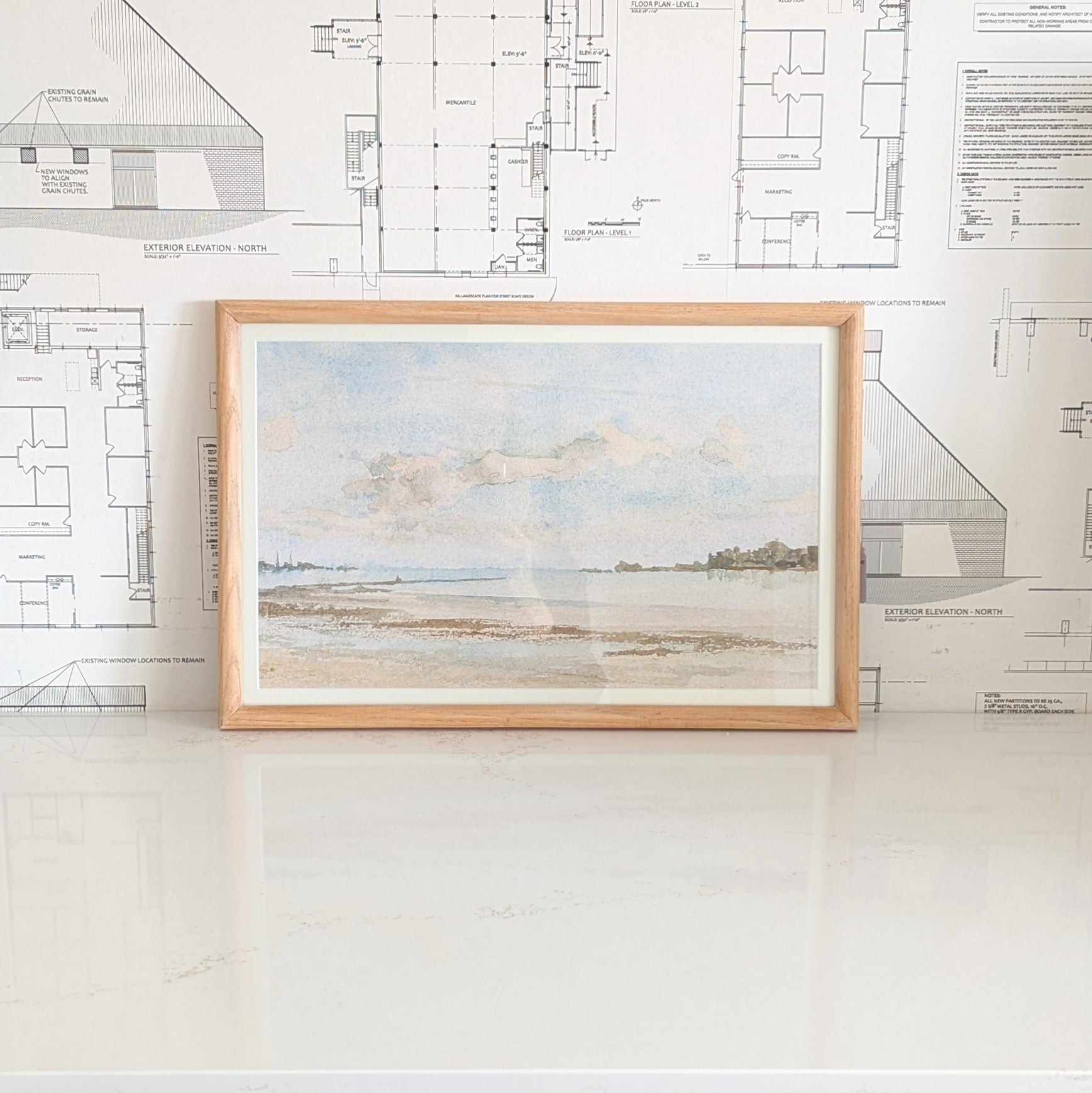 Water Front Framed Art