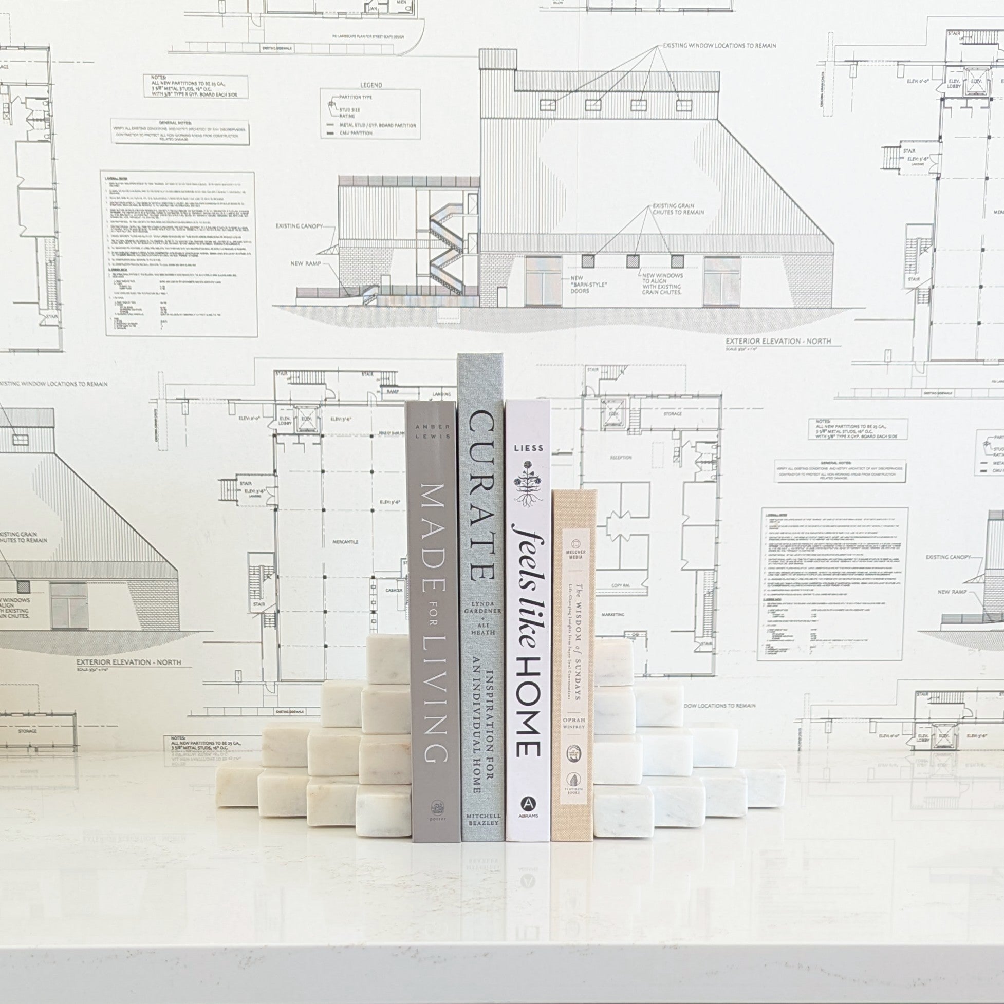 Stairstep Bookends