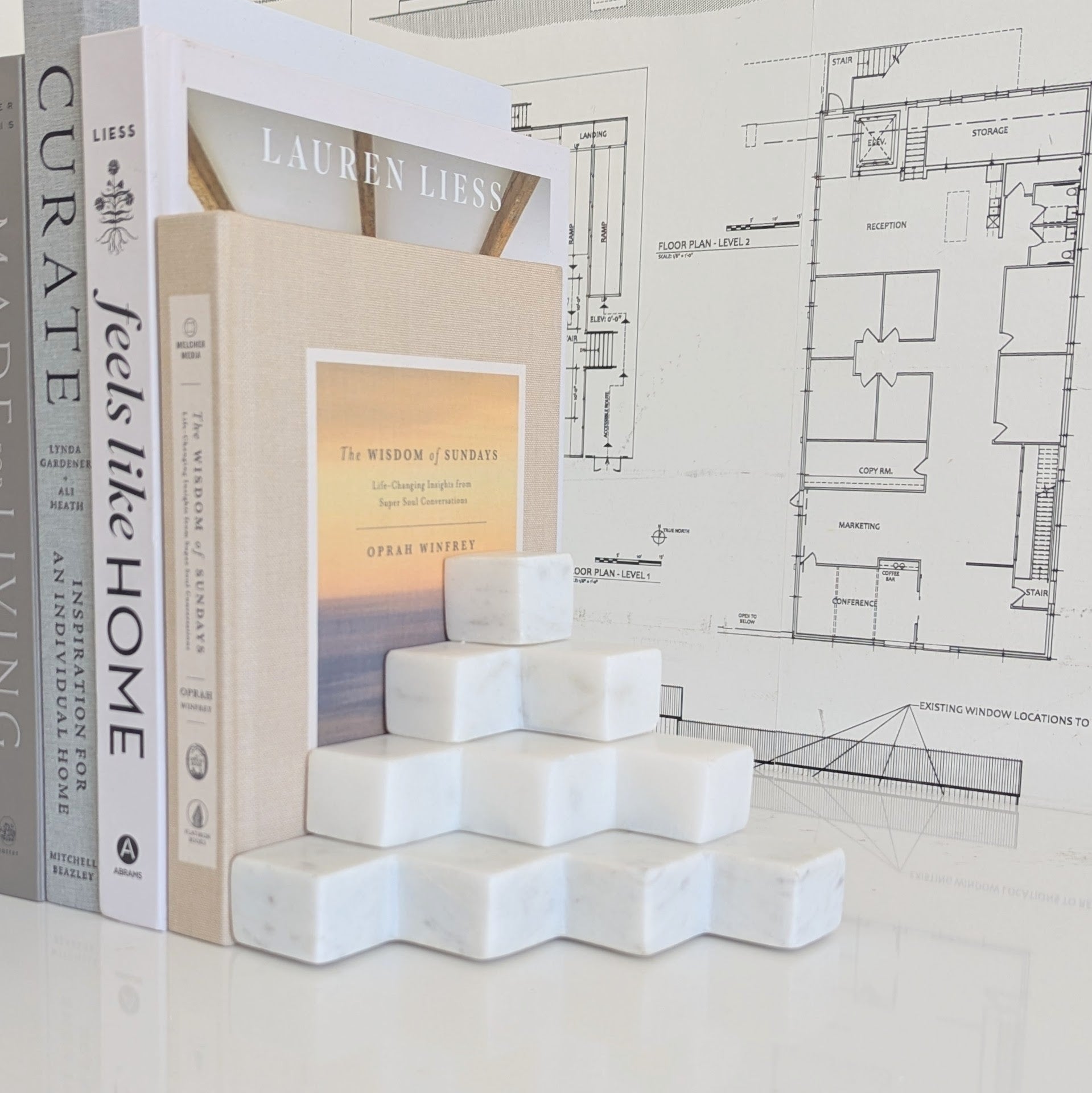Stairstep Bookends