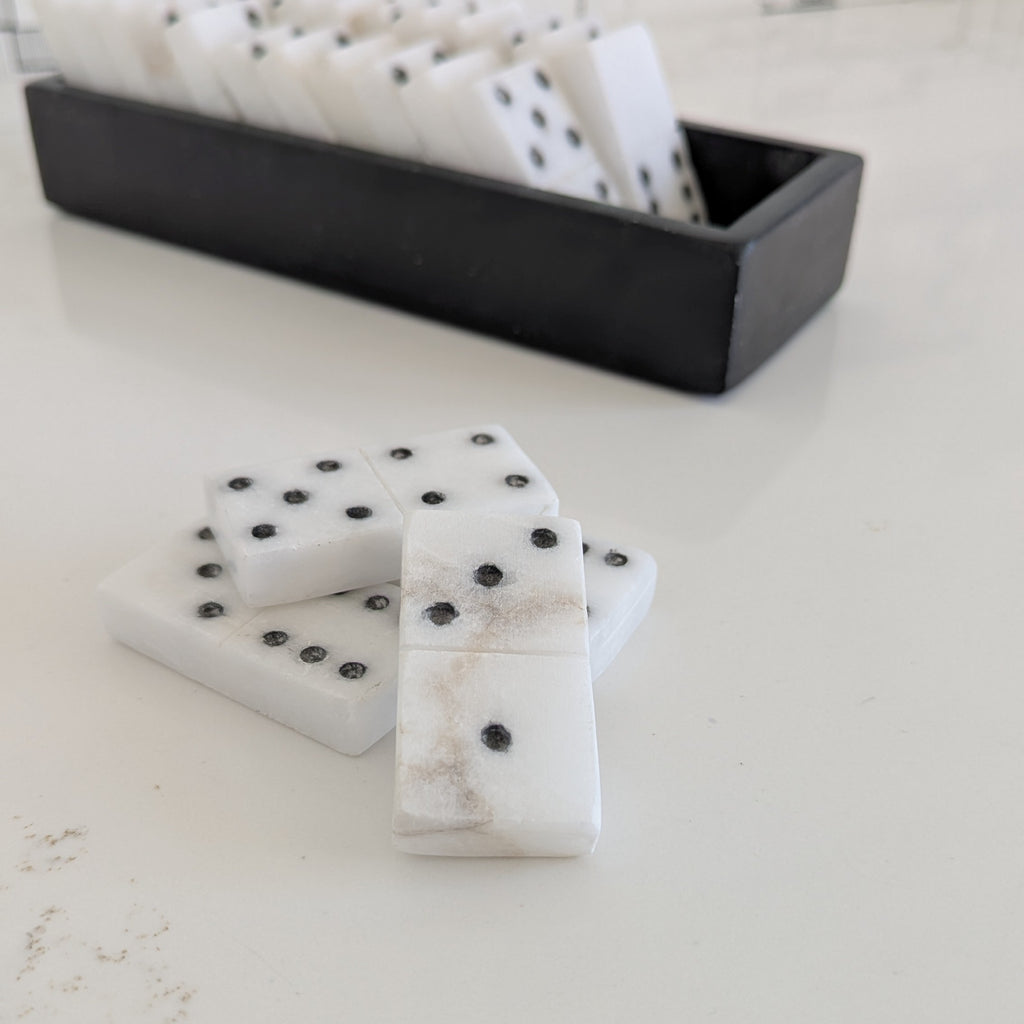 Alabaster Dominoes