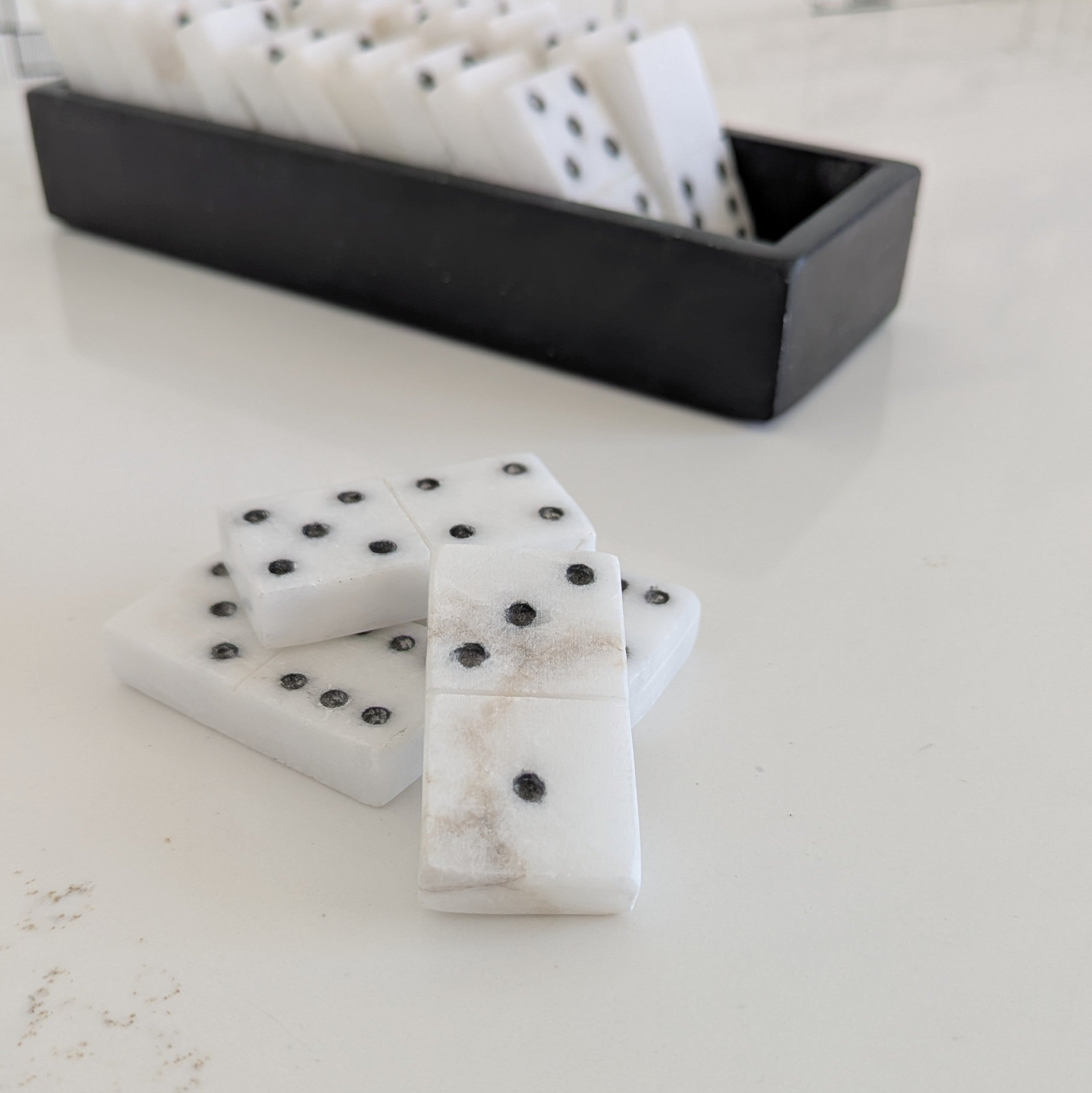 Alabaster Dominoes