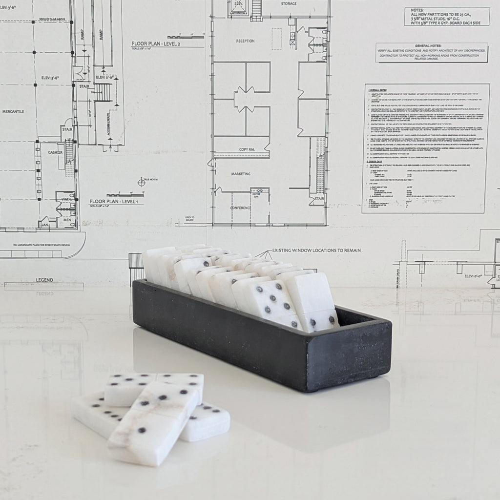 Alabaster Dominoes