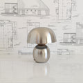 Chrome Mushroom LED Lamp