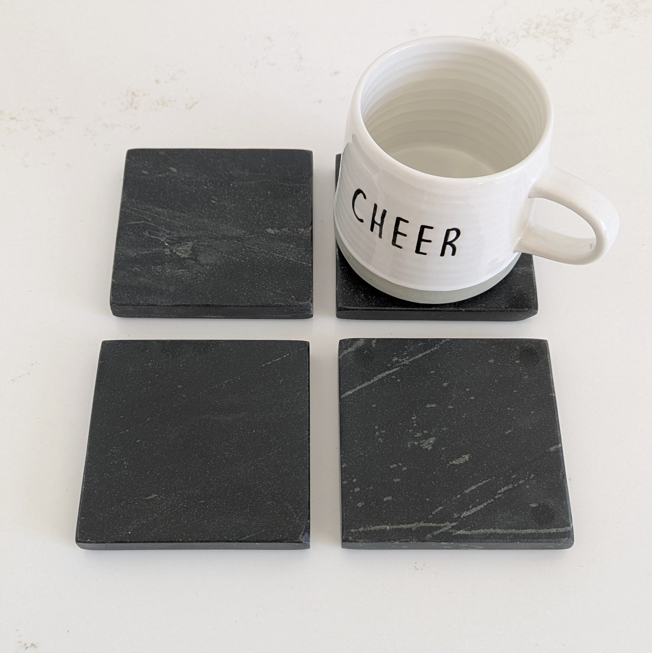 Marble Coaster - Set of 4
