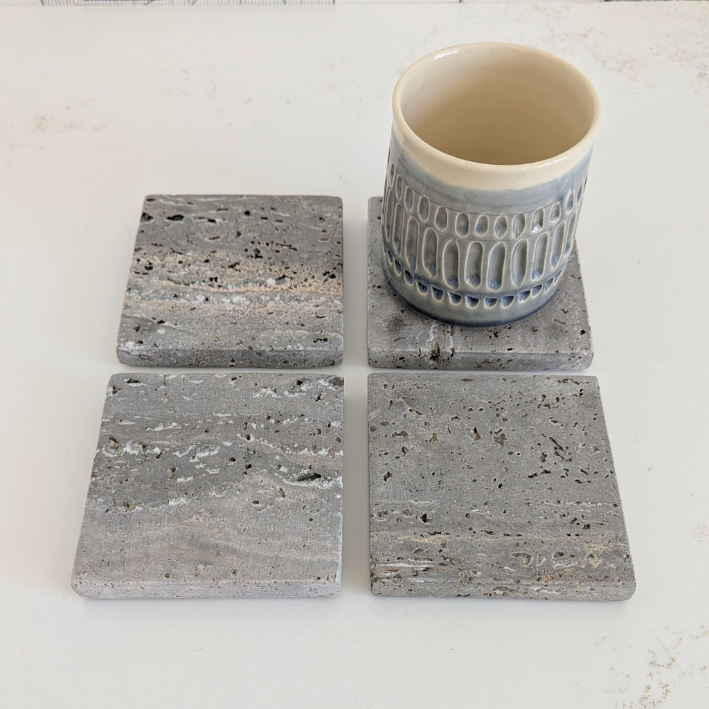 Travertine Coaster - Set of 4