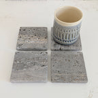 Travertine Coaster - Set of 4