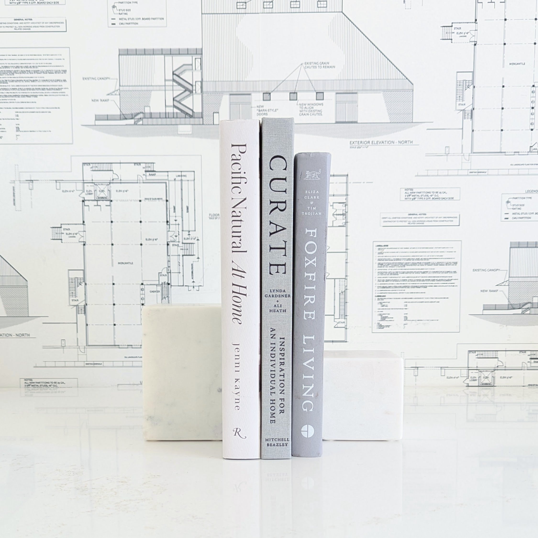 Cube & Cuboid Bookends