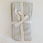 Stripe & Scallop Napkins