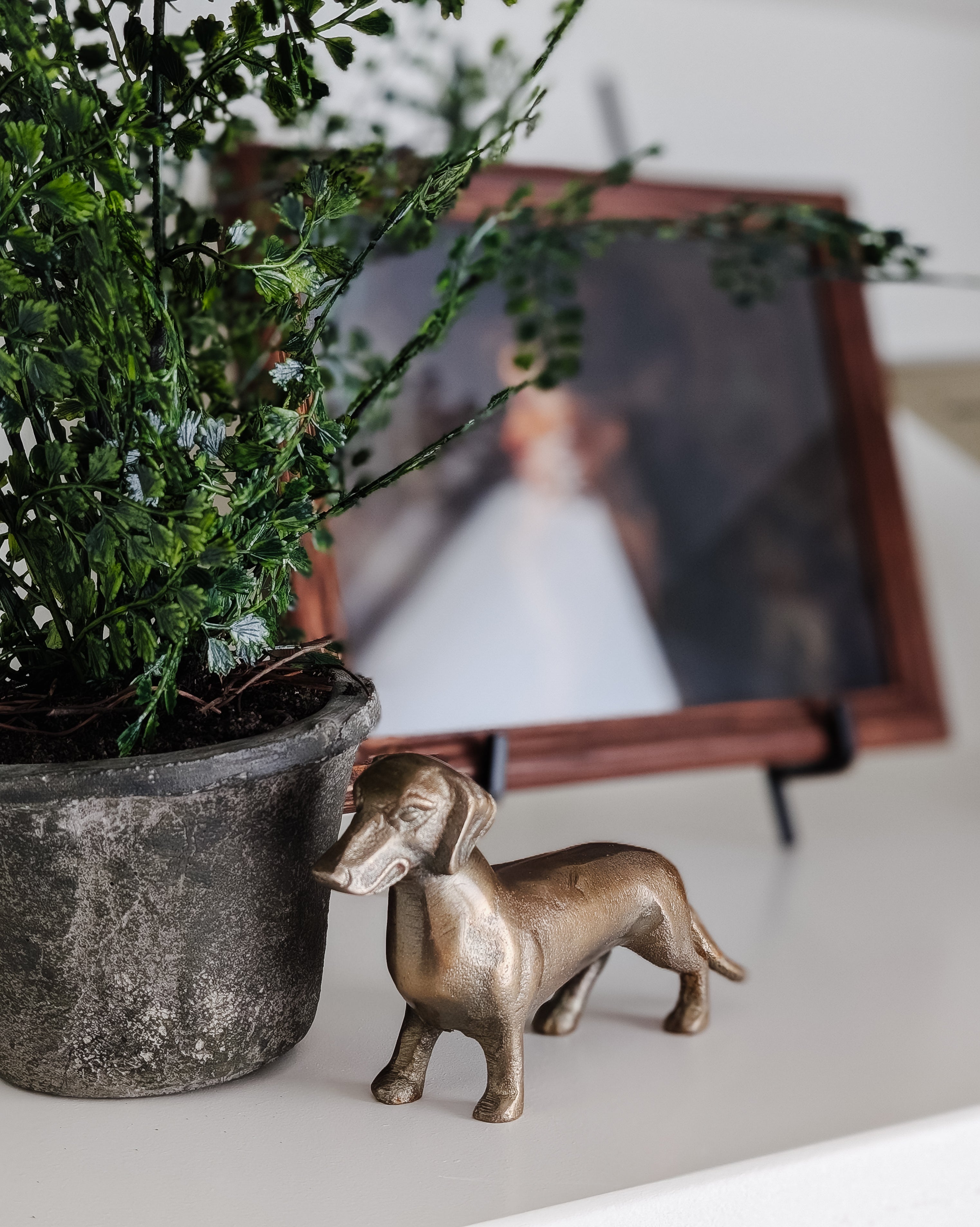 Brass Dachshund