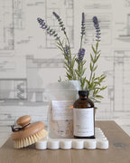 Scalloped Marble Tray