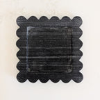 Scalloped Marble Tray