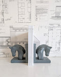 Stone Horse Bookends