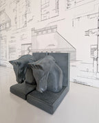 Stone Horse Bookends