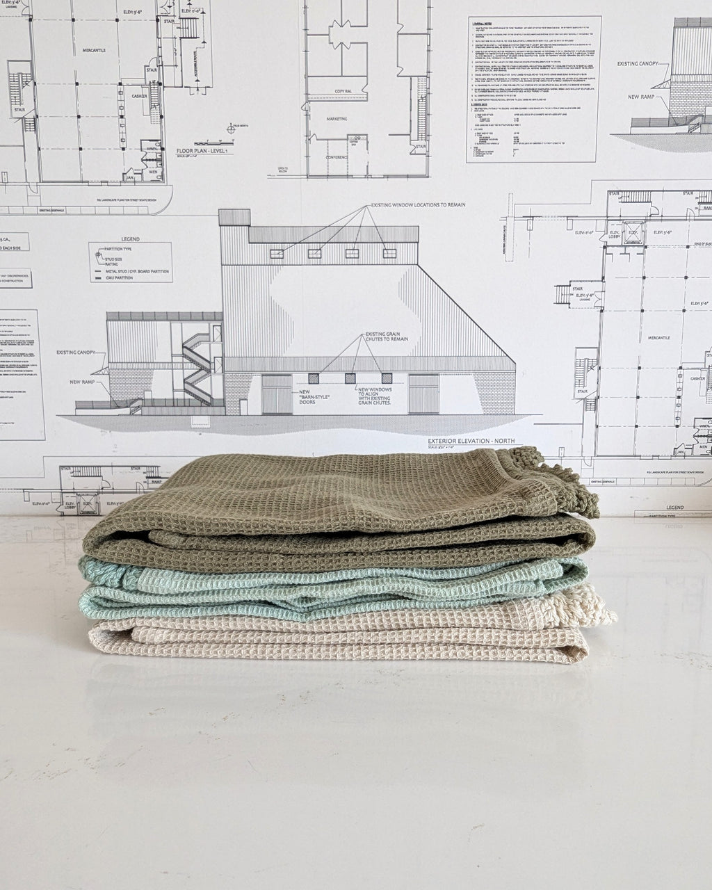 Crochet Trim Tea Towel