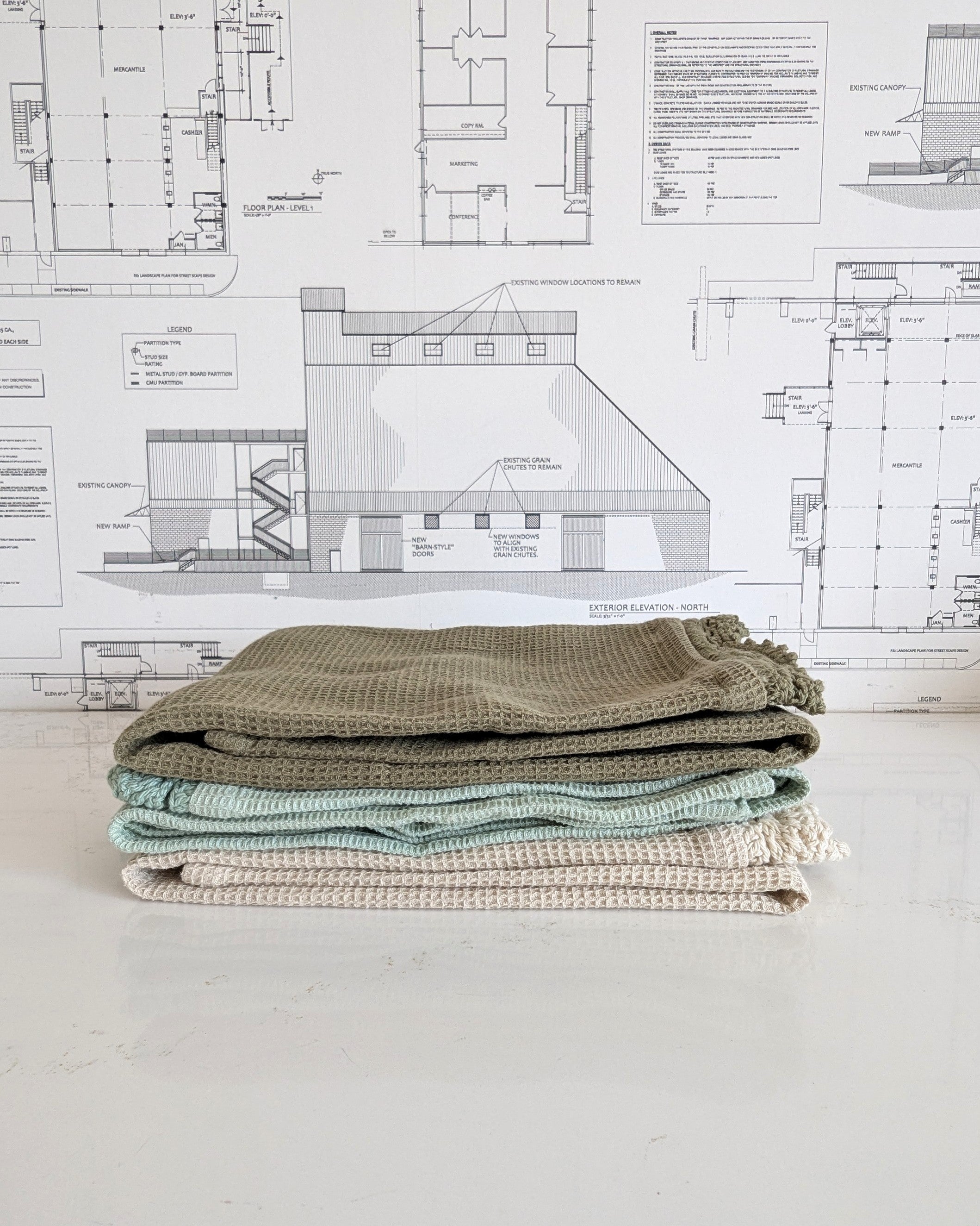 Crochet Trim Tea Towel