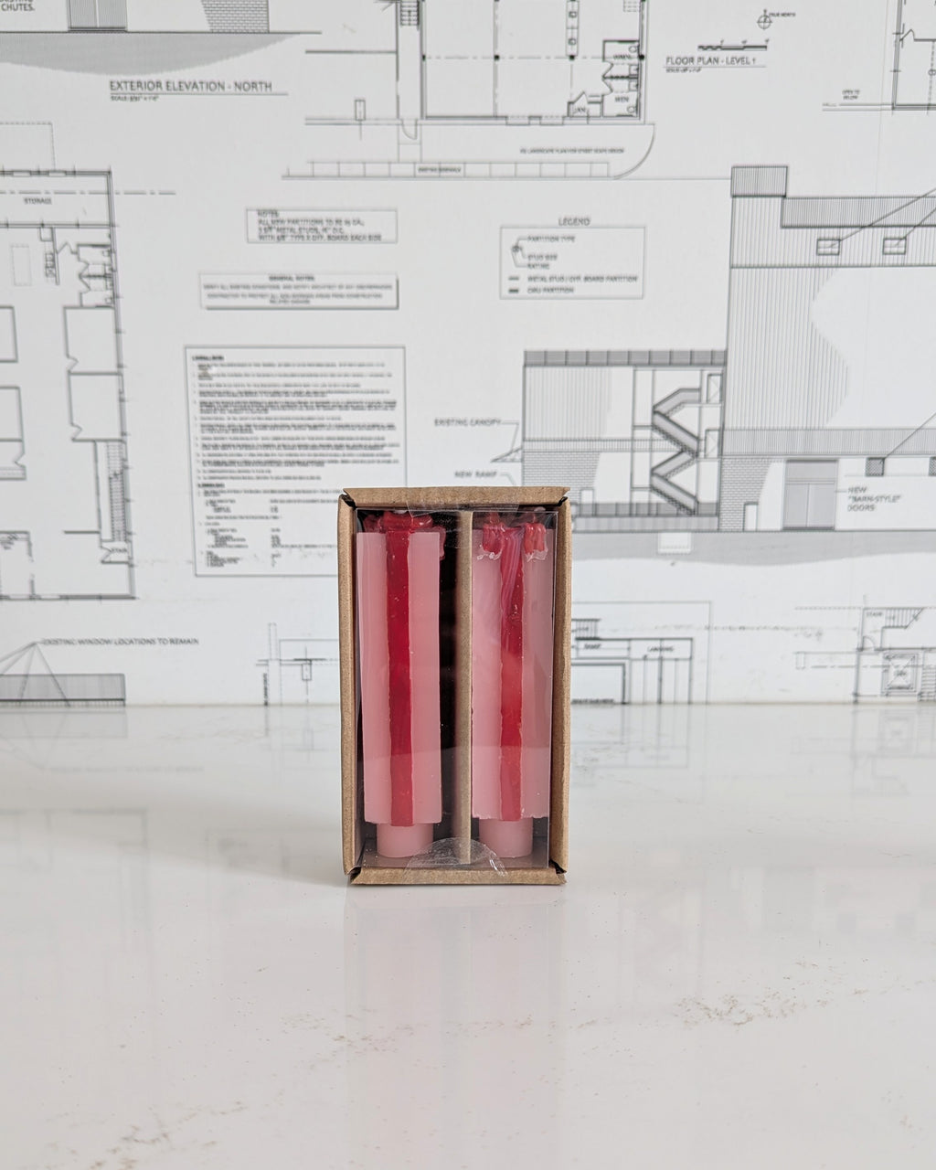 Gift Box Taper Candle