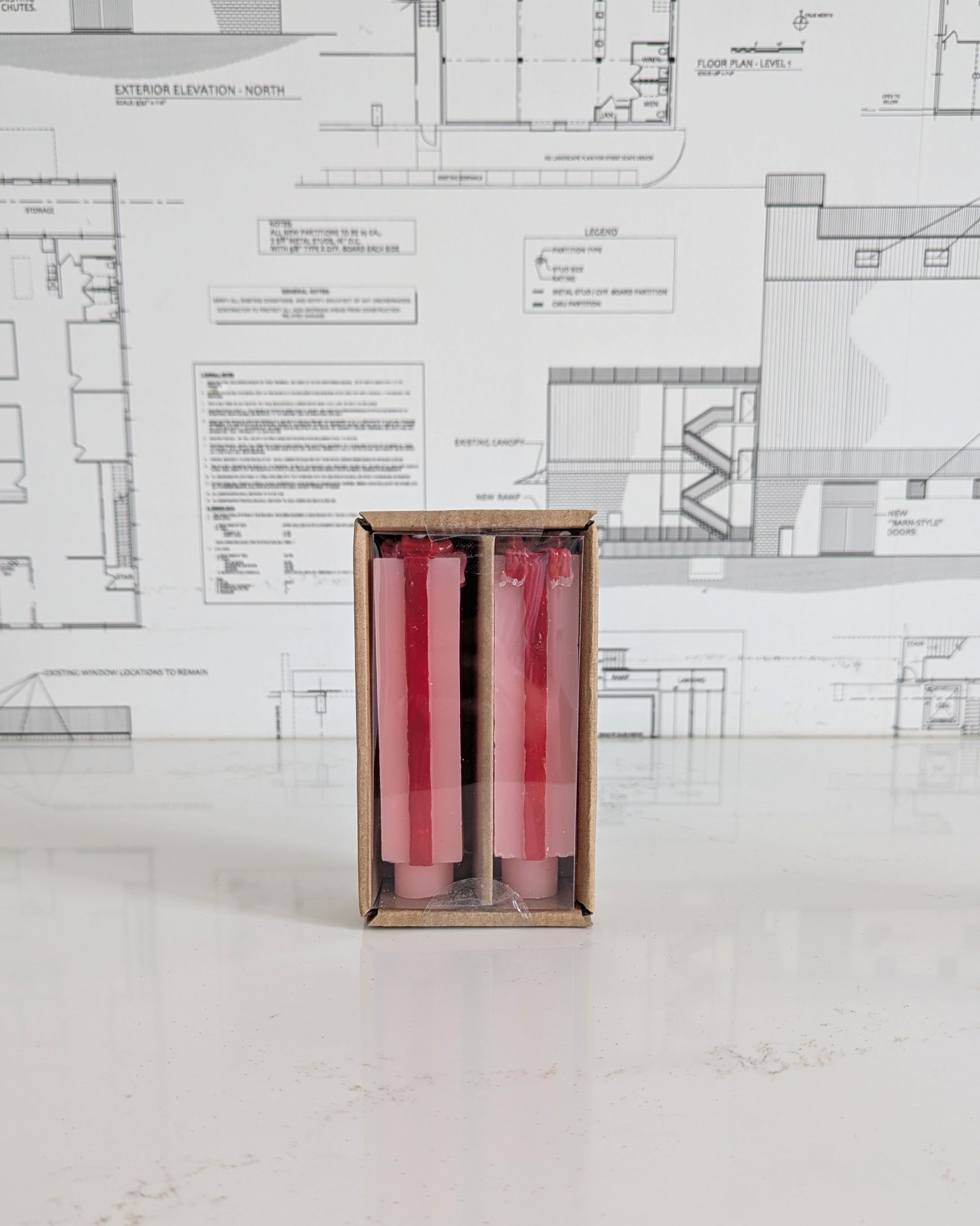 Gift Box Taper Candle