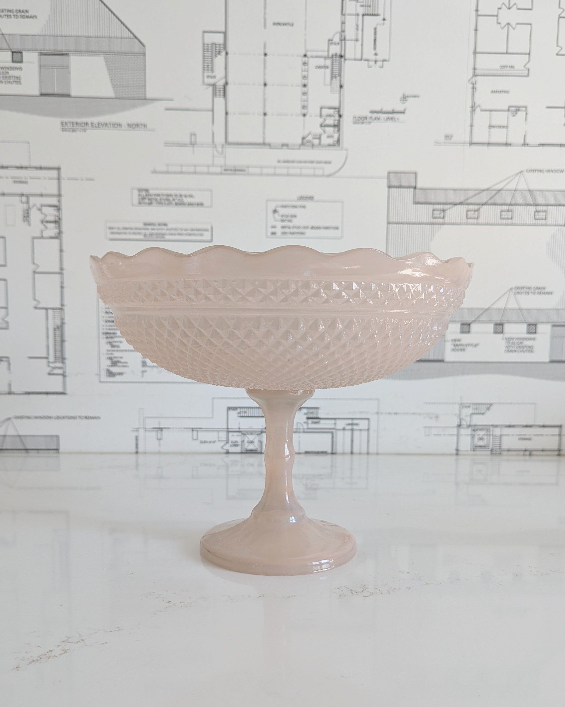 Glass Footed Bowl