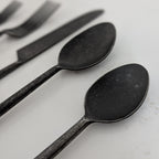 Black Flatware Set