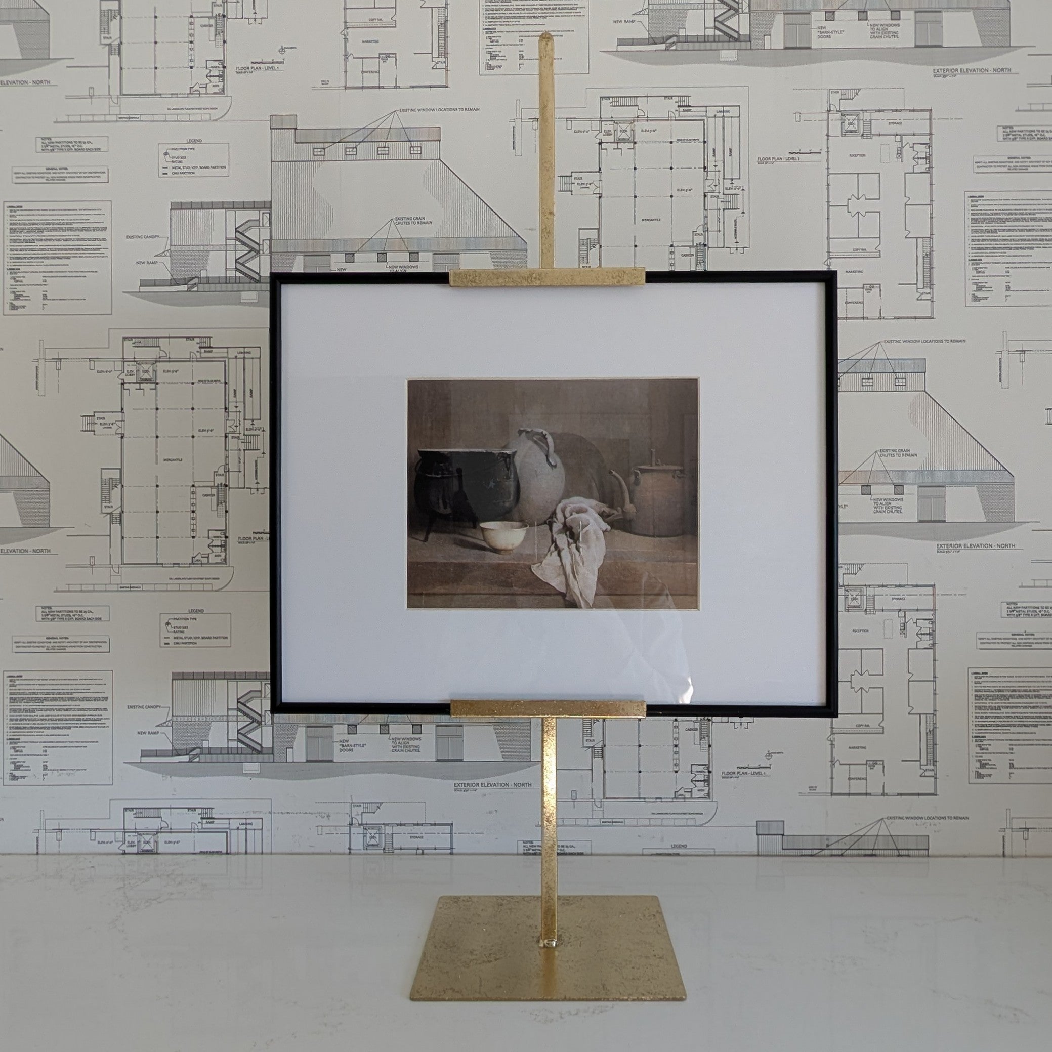 Gold Easel