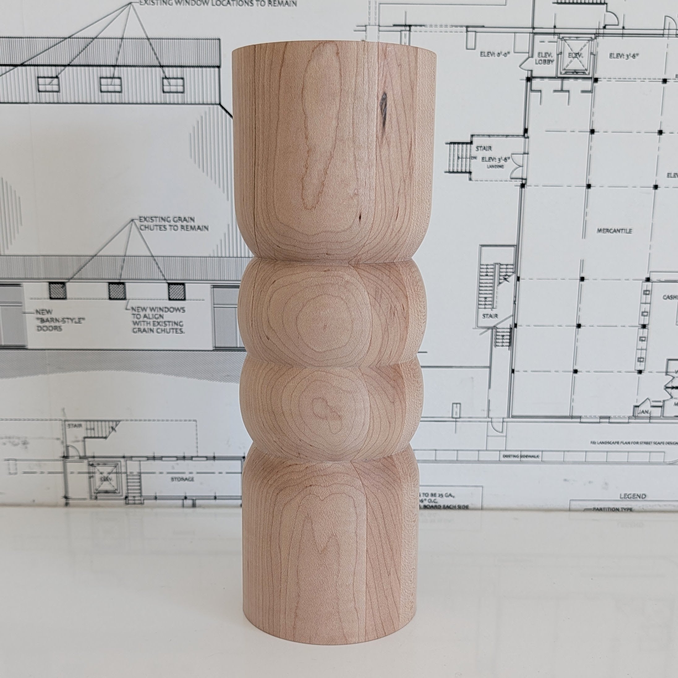 BAM Wood Block Candlestick