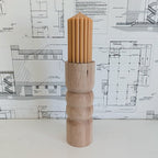 BAM Wood Block Candlestick
