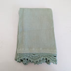 Crochet Trim Tea Towel