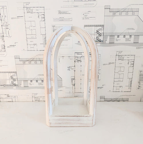 Arched Wood Table Topper