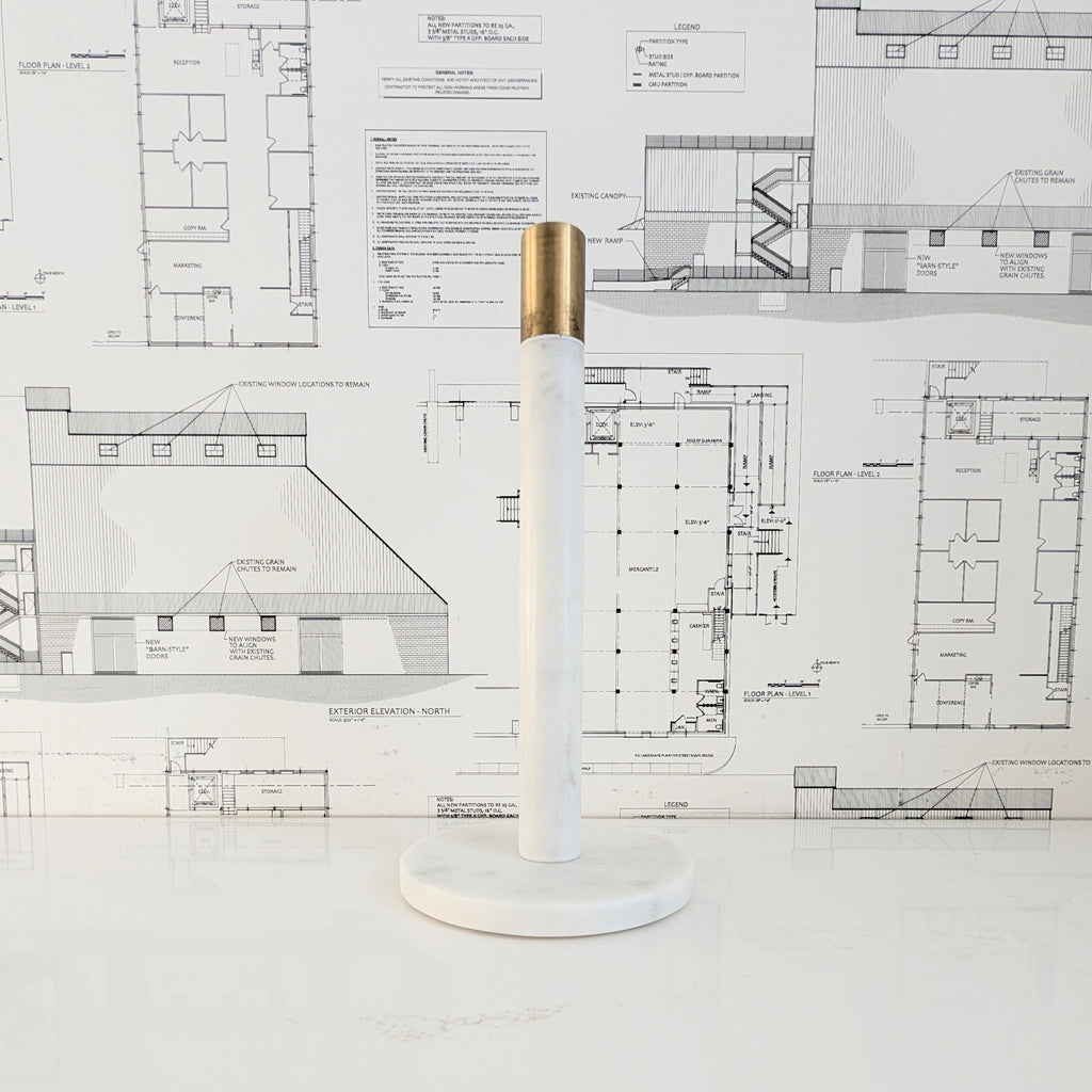 Marble Paper Towel Holder