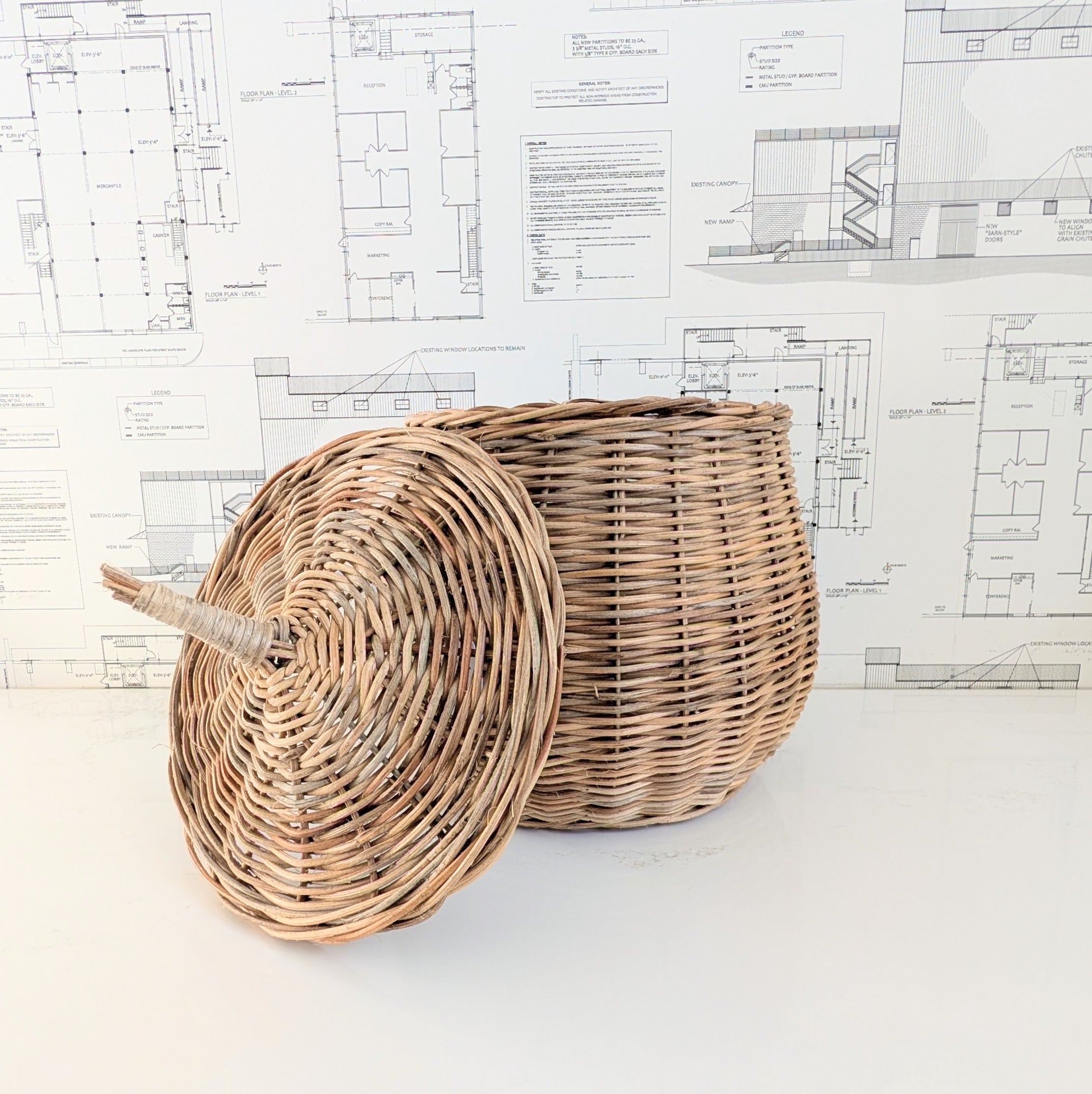 Poppy Wicker Basket - Large