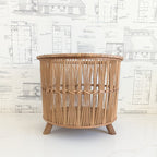 Bamboo Footed Basket - Large