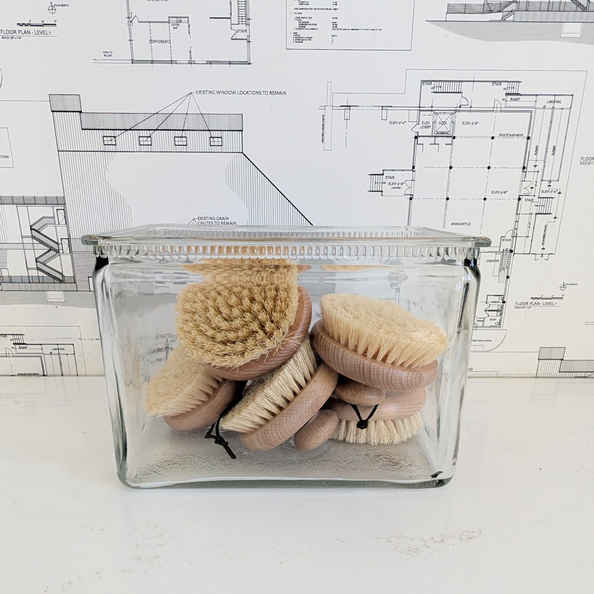 Vintage Glass Battery Jar